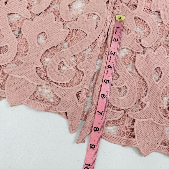 Bardot Lina Lace Sheath Dress In Pink Rose - Picture 11 of 16